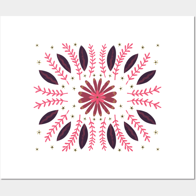 pink  botanicals Wall Art by Pacesyte